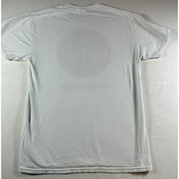 Coca-Cola Men's M VTG "Taste The Feeling" White Graphic Short Sleeve T-Shirt - Picture 8 of 9